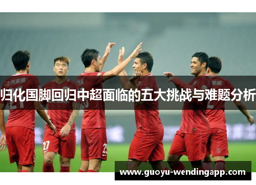 归化国脚回归中超面临的五大挑战与难题分析 归化国脚回归中超面临的五大挑战与难题分析